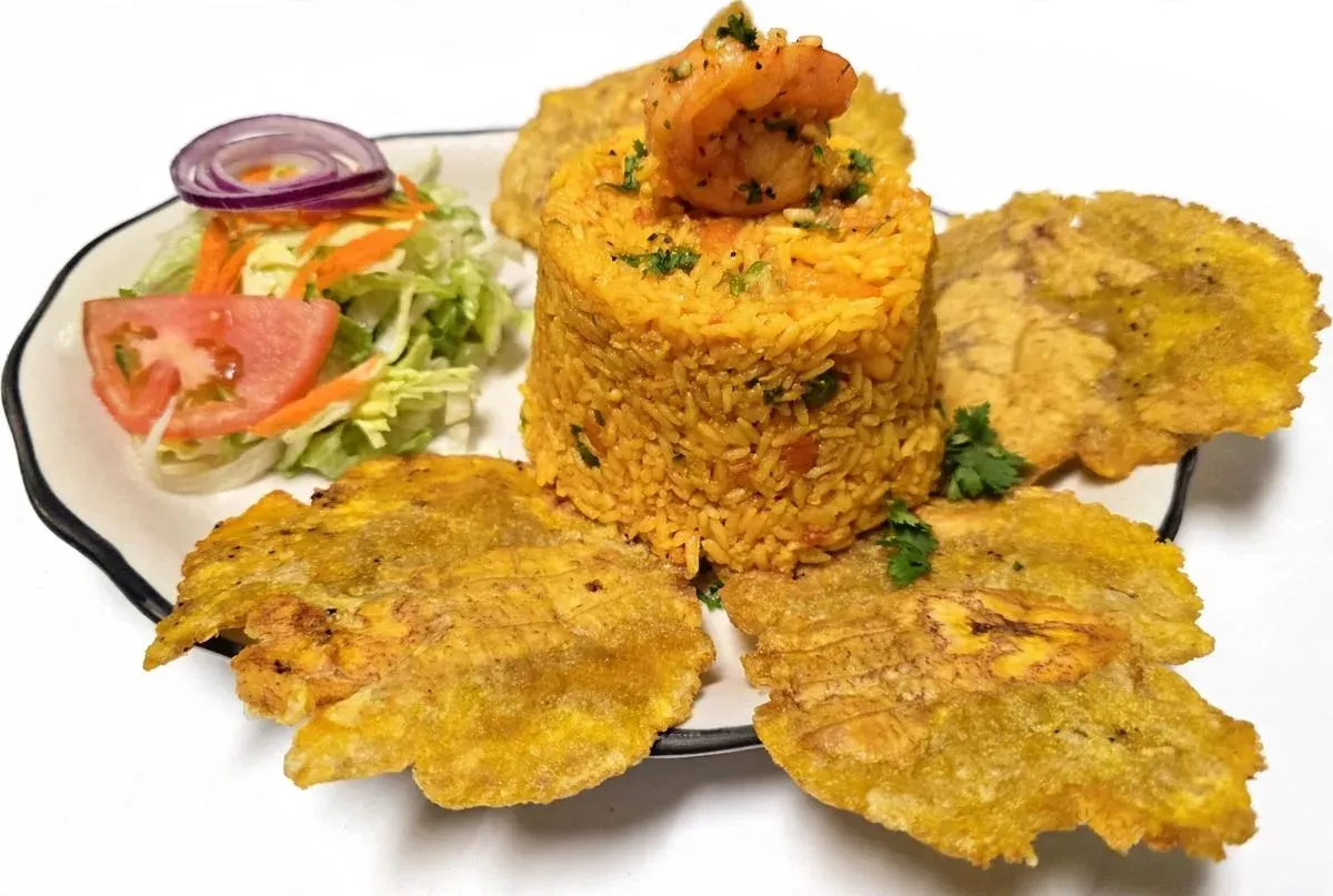Arroz con camarones