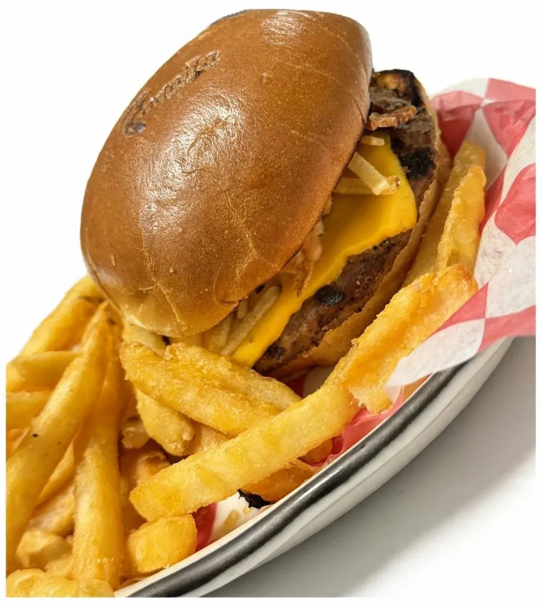 Hamburguesa + Papas a la Francesa