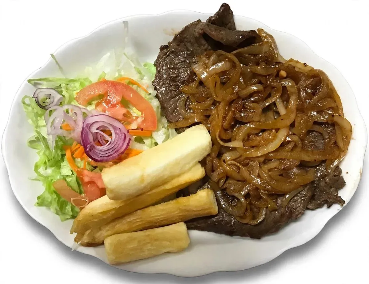 Bistec Encebollado